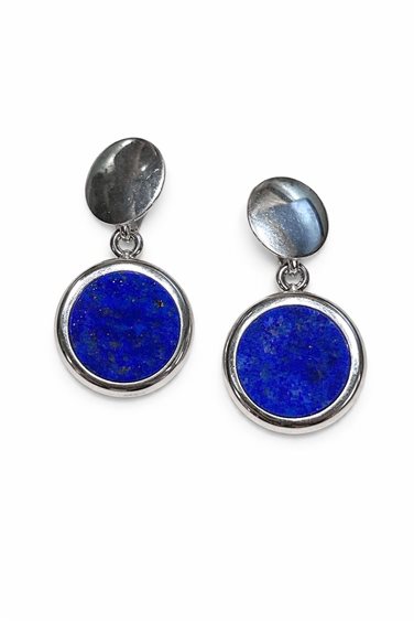 Bouton de manchette  Idee Preziose dal 1987 Homme in Or blanc Lapislazzulo IP.ACK18B/1C - IP.ACK18B/1C